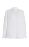 Yaitte Buoy Linen Shirt In White