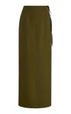 Yaitte Leone Maxi Skirt In Green