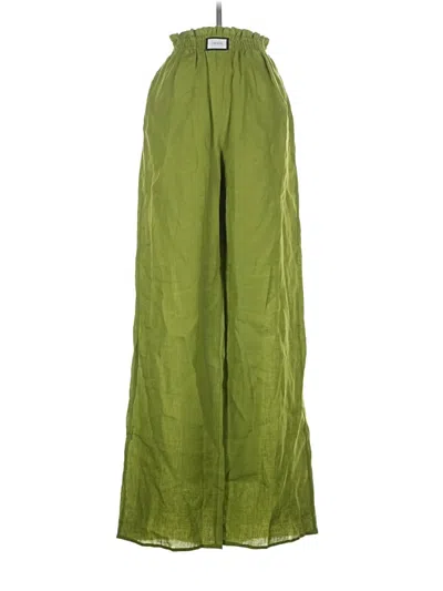 Pre-owned Yaitte Linen Pants In Green