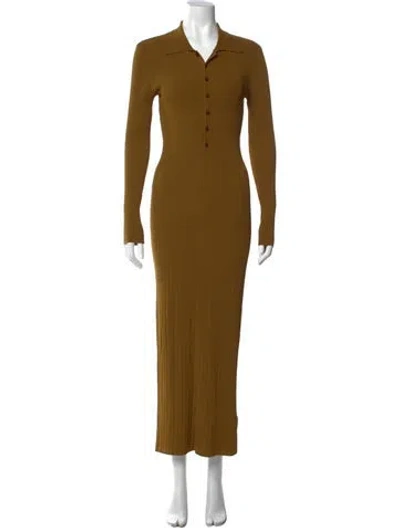 Pre-owned Yaitte Long Dress In Yellow