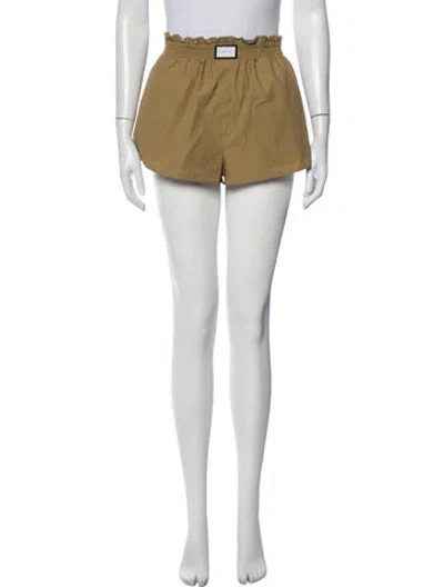 Pre-owned Yaitte Mini Shorts In Neutrals