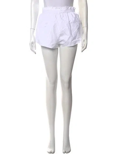 Pre-owned Yaitte Mini Shorts In White