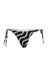 Yaitte Nevis Bikini Bottom In Black,white
