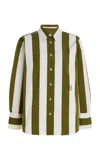 Yaitte Puglia Cotton Shirt In Stripe