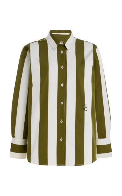 Yaitte Puglia Cotton Shirt In Stripe