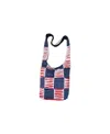 Yak & Yeti Unisex American Flag Shoulder Bag In Multicolor In Multi