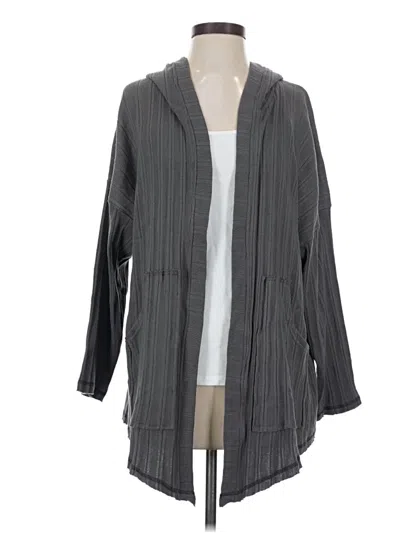 Pre-owned Yak N Yeti Cardigan Sweater In Gray