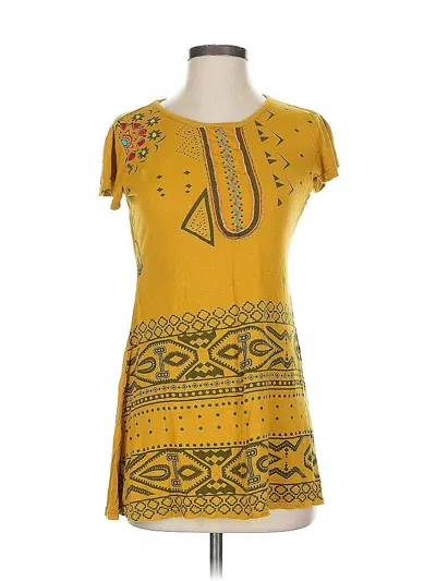 Pre-owned Yak N Yeti Short Sleeve T-shirt In Yellow