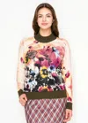 Yal New York Artistic Floral Print Pullover In Multi