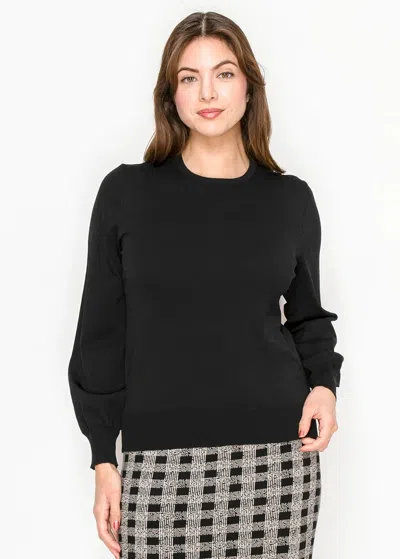 Yal New York Black Knit Pullover