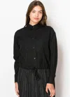Yal New York Black Linen Shirt In Multi