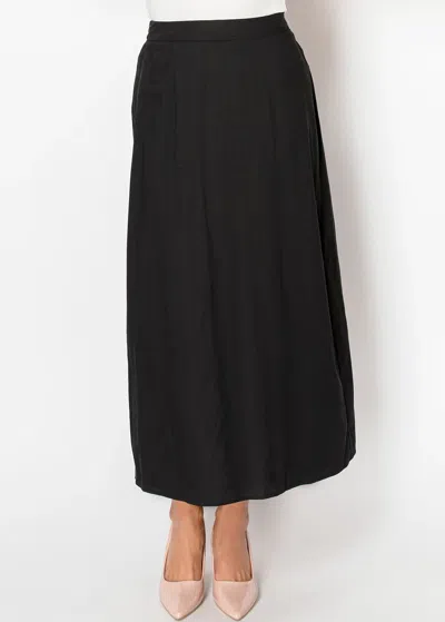 YAL NEW YORK BLACK LINEN SKIRT
