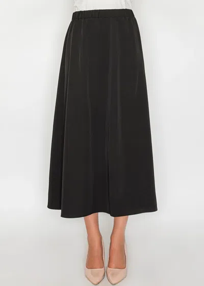 Yal New York Black Midi Skirt