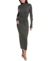 Yal New York Cable Sweaterdress In Grey