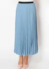 Yal New York Chic Sky Blue A-line Skirt In Blue