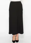 Yal New York Classic Black A-line Skirt With Pockets In Black
