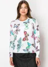Yal New York Garden Flight Knit Sweater In Multi