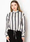 YAL NEW YORK LINEAR CHARM BLOUSE