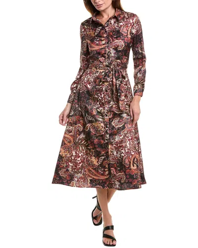 Yal New York Maxi Shirtdress In Multi