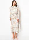 Yal New York Meadow Mist Shirt Dress In Multi
