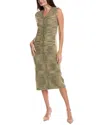 Yal New York Midi Dress In Green