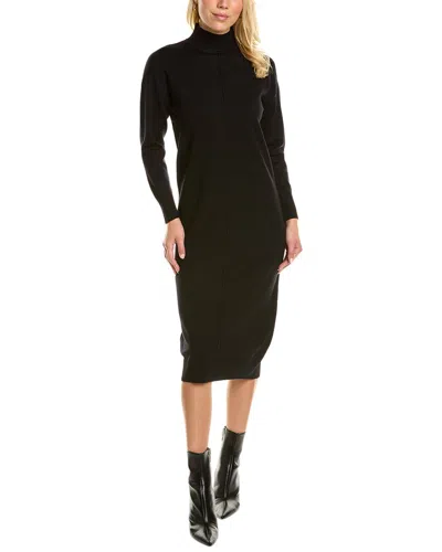 Yal New York Mock Sweaterdress In Black