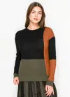 Yal New York Multi-color Long Sleeve Sweater In Multi