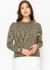 Yal New York Olive Grove Knit Cardigan In Green