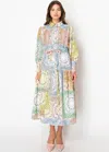 Yal New York Pastel Bandana Patchwork Dress In Multi