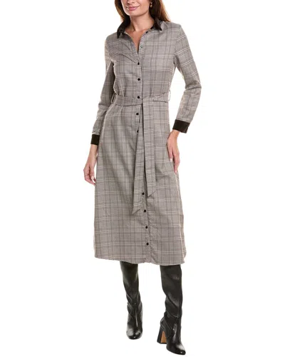 Yal New York Plaid Shirtdress In Pink