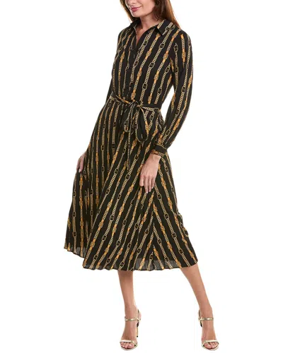 YAL NEW YORK YAL NEW YORK PLEATED SHIRTDRESS