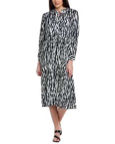 Yal New York Printed Midi Dress In White