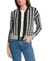 Yal New York Rope Knit Cardigan In Black