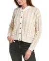 Yal New York Rope Knit Cardigan In Neutral