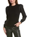 Yal New York Shimmer Sweater In Black