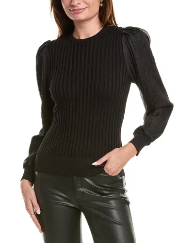 Yal New York Shimmer Sweater In Black