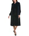 Yal New York Ocean Depths Velvet Dress
