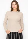 Yal New York Soft Beige Serenity Sweater In Beige