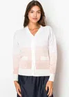 Yal New York Soft Blush Everyday Cardigan In White