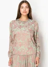 Yal New York Springtime Garden Top In Green