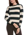 Yal New York Stripe Pullover In Green