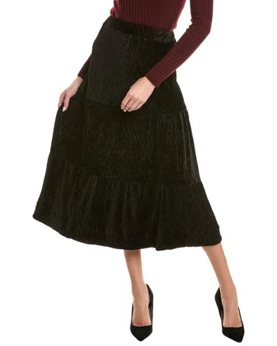 Yal New York Tiered Skirt In Black