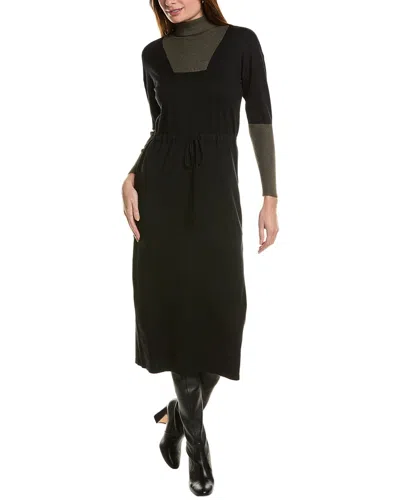 Yal New York Turtleneck Sweaterdress In Green