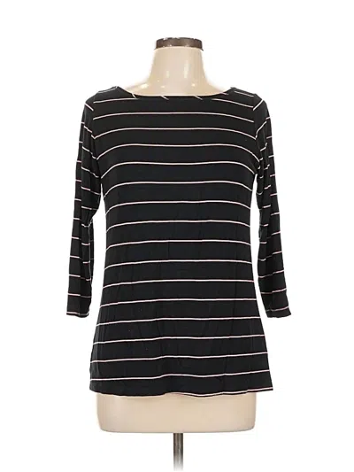 Pre-owned Yala 3/4 Sleeve T-shirt In Black