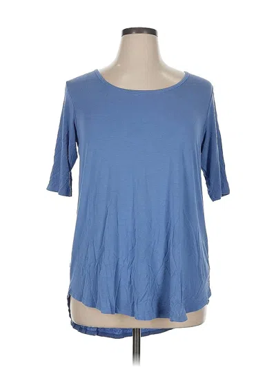 Pre-owned Yala 3/4 Sleeve T-shirt In Blue
