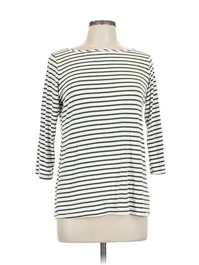 Pre-owned Yala 3/4 Sleeve T-shirt In White