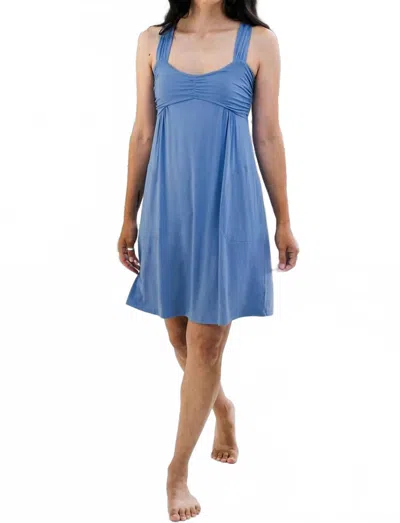 Yala Cleo Babydoll Nightgown In French Blue