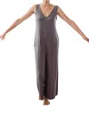 Yala Kylee Buttersoft Bamboo Sleeveless Jumper In Shade In Gray