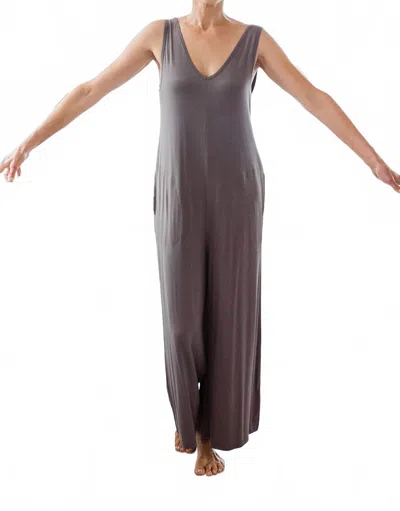 Yala Kylee Buttersoft Bamboo Sleeveless Jumper In Shade In Gray