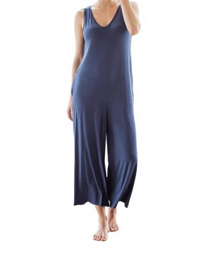 Yala Kylee Buttersoft Bamboo Sleeveless Jumper In Twilight In Blue